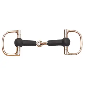 D Ring Bit for Horse in Hard Rubber Centaur Barrel Racing image-0