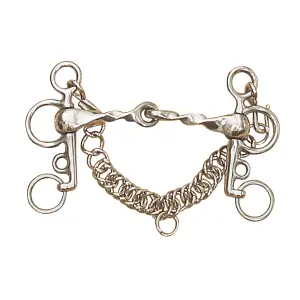 Pelham for horse Centaur Tom Thumb Slow Twist image-0