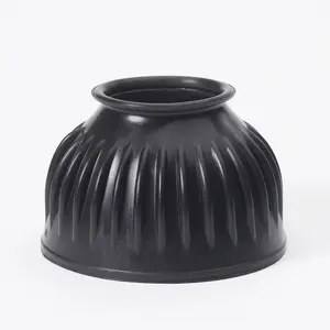 Thick Ribbed Bell Boots for Horse Centaur EcoPure image-0