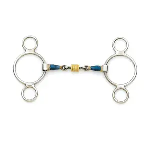 Mors Pessoa with 2 Rings for Horse Double Jointed Centaur image-0