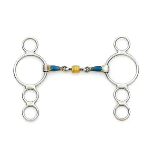 Mors Pessoa with 3 Rings for Horse Double Jointed Centaur image-0