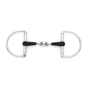 D-Ring Snaffle Bit with Oval Link for Horse Centaur EcoPure Hunter image-0