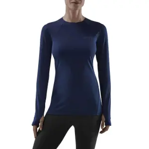 Camisola feminina de manga comprida com tempo frio CEP Compression