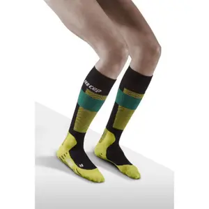 Chaussettes de compression hautes de ski en mérinos femme CEP Compression V2