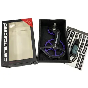 Descarrilador traseiro CeramicSpeed Chape OSPW Shimano 9100/R8000 Series Cerakote image-0