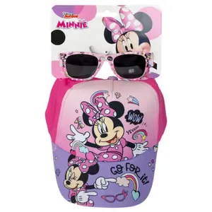 Baseball cap and sunglasses for girls Cerda Disney Minnie (x2)
