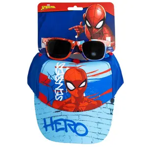 Καπέλο μπέιζμπολ και γυαλιά ηλίου παιδί Cerda Marvel Spiderman image-0