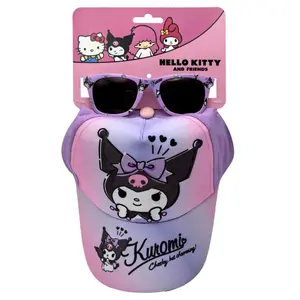 Baseball cap and sunglasses for girls Cerda Hello Kitty Kuromi