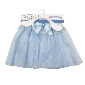 Headband and Tutu Skirt Girl Cerda Hello Kitty Cinnamoroll