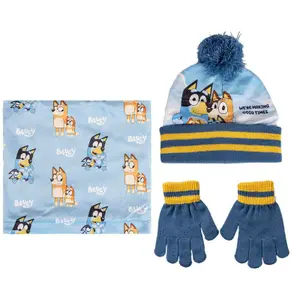 Tour de cou με γάντια παιδιού Cerda Bluey Winter image-0
