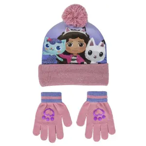 Ensemble de bonnet et gants enfant Cerda Gabbys Dolls House image-0