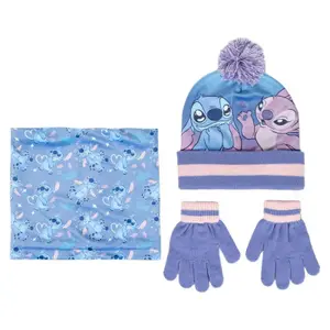 Winter Hat, Glove and Scarf Set Child Cerda Disney Stitch
