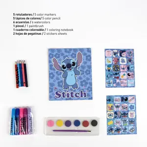 Σέτ γραφικής ύλης με σακίδιο παιδιού Cerda Disney Stitch image-3