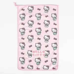 Toiletry Bag with Towel and Hairbrush Cerda Hello Kitty image-3