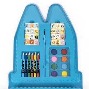 Colouring stationery set Cerda Bluey image-2