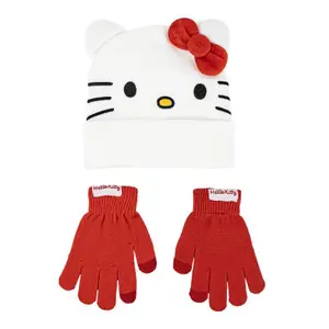 Σαπούνι και γάντια παιδιού Cerda Hello Kitty image-0