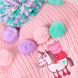 Σετ σκουφιού, κασκόλ και γαντιών κορίτσι Cerda Peppa Pig image-4