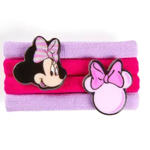 Girl's hair elastic Cerda Disney Minnie (x4) image-0