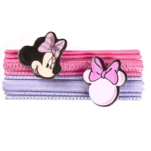Girl's hair elastic Cerda Disney Minnie (x8) image-0