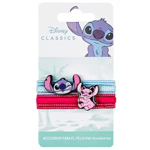 Girl's hair elastic Cerda Disney Stitch (x8) image-0