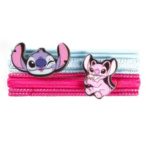 Girl's hair elastic Cerda Disney Stitch (x8) image-1