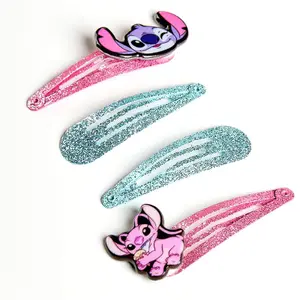 Children's hair clip Cerda Disney Stitch (x4) image-1