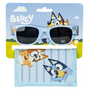 Lunettes de soleil et portefeuille enfant Cerda Bluey image-0