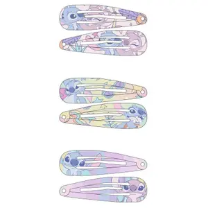 Children's hair clip Cerda Disney Angel & Stitch 3D (x6) image-1