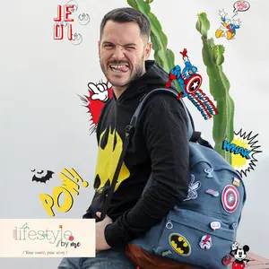 Sac à dos en jean Cerda image-3