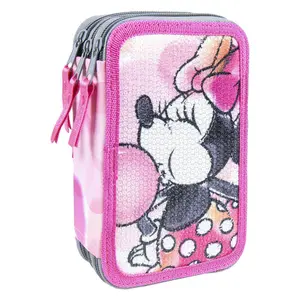 Plumier avec accessoires triple fille Cerda Premium Minnie