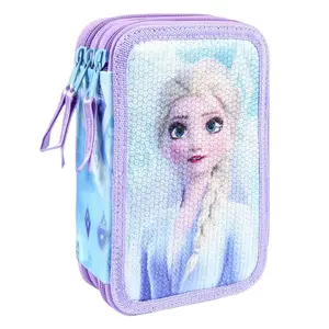 Pencil box with girl's accessories Cerda Premium Frozen II image-0
