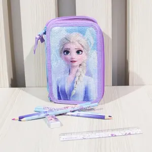 Pencil box with girl's accessories Cerda Premium Frozen II image-2