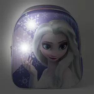 3d backpack with girl lights Cerda Frozen II image-1