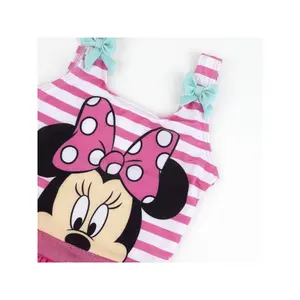 Baby girl 1-piece swimsuit Cerda Minnie image-4