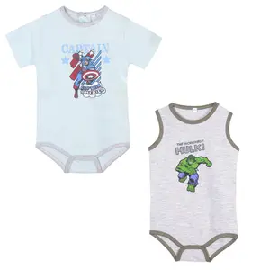 Lote de 2 bodies para bebé Cerda Marvel image-1