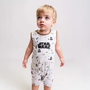 Baby boy bib romper Cerda Star Wars image-0