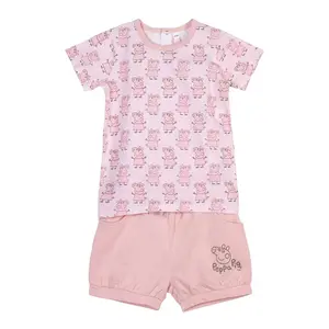 Baby girl t-shirt and shorts set Cerda Peppa Pig image-0