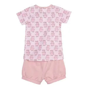 Baby girl t-shirt and shorts set Cerda Peppa Pig image-2