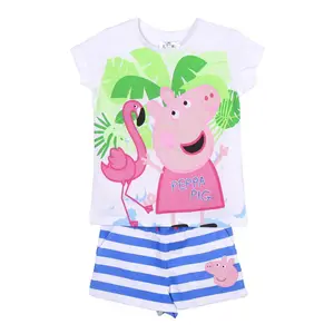 Baby girl t-shirt and shorts set Cerda Peppa Pig image-0