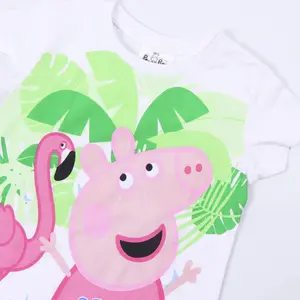 Baby girl t-shirt and shorts set Cerda Peppa Pig image-4