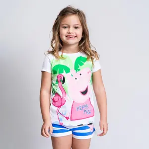 Baby girl t-shirt and shorts set Cerda Peppa Pig image-1