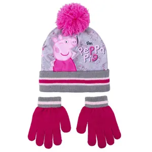 Girls' hat and gloves set Cerda Peppa Pig image-0