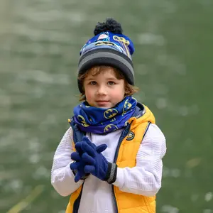 Children's hat/glove and choker set Cerda Batman image-3