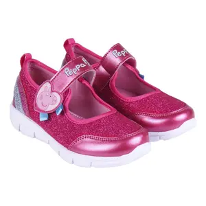 Lightweight eva glitter baby girl sneakers Cerda Peppa pig image-2