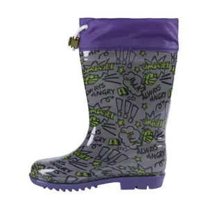 Baby girl pvc rain boots Cerda Avengers image-1
