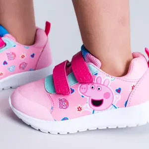 Baby girl's light eva polyester sole sneakers Cerda Peppa pig image-4