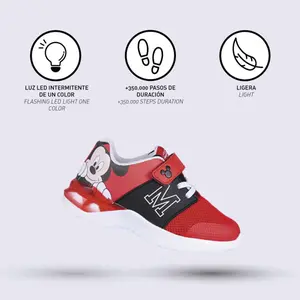 Sneakers with eva sole and mickey character light for kids Cerda image-4