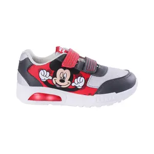 Sneakers with pvc sole and elastic light for kids Cerda Mickey image-0