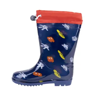 Baby boy pvc rain boots Cerda Mickey image-2