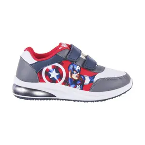 Pvc-soled sneakers with light for kids Cerda Avengers image-0